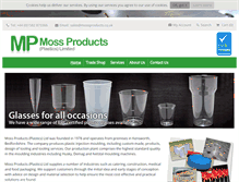 Tablet Screenshot of mossproducts.co.uk